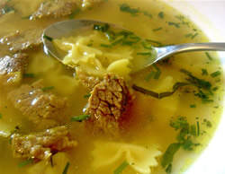 Овощной суп с крупой или макаронными изделиями