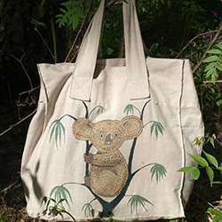 Эко-сумка с вышивкой Коала