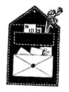 Почтовый ящик для новогодних пожеланий. Выемка писем еженощно в 12-00 лично Дедом Морозом.
