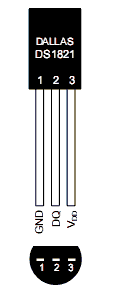 Датчик DS1820 DS1820B DS1821 - цифровой термометр