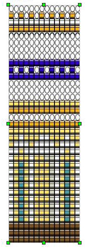 Схема плетения третьей стены часовни