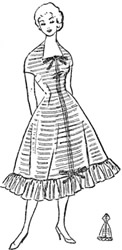 Моделирование женской одежды: перевод вытачки в боковой шов